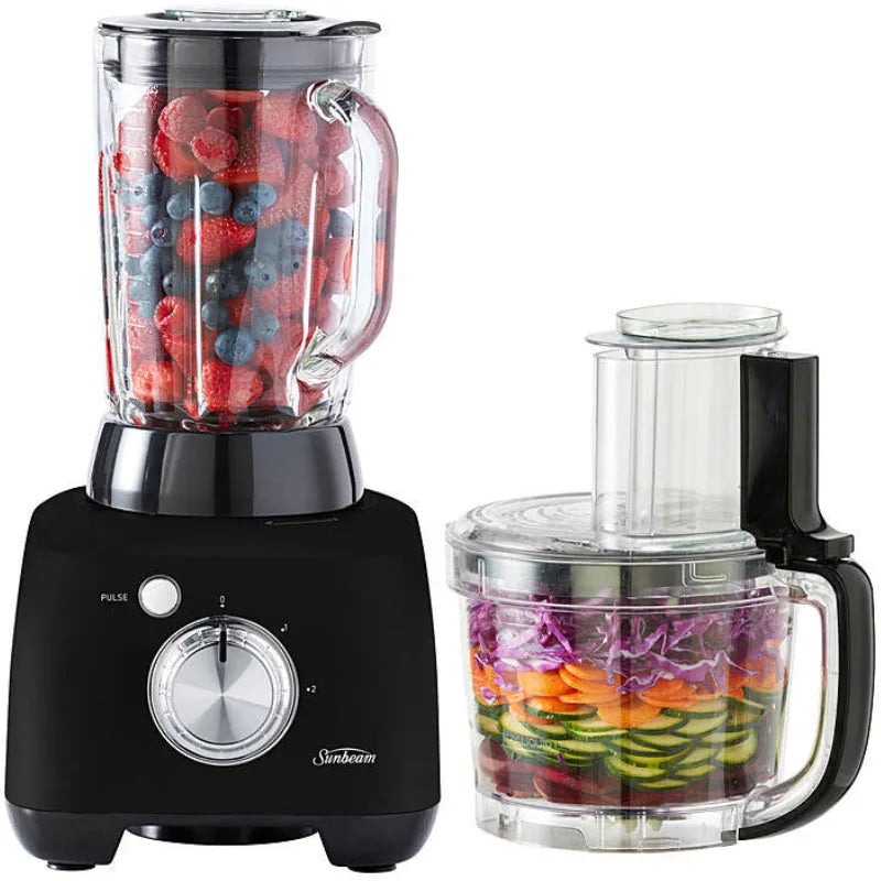 Sunbeam Multi Food Processor Plus Glass Blender Black LCP6000BK - SuperOffice