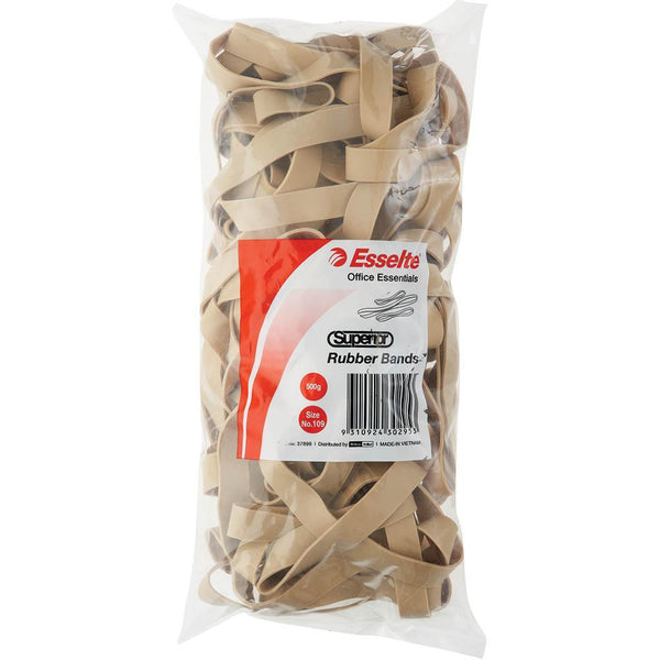 Superior Rubber Bands Size No.109 500G Bag 37898 - SuperOffice