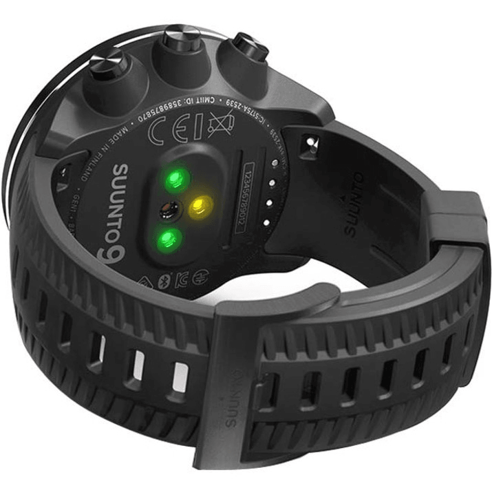 Suunto 9 Baro Smart Watch Heart Rate/GPS/1.3"LED Display Black Stainless Steel Body SS050019000 - SuperOffice