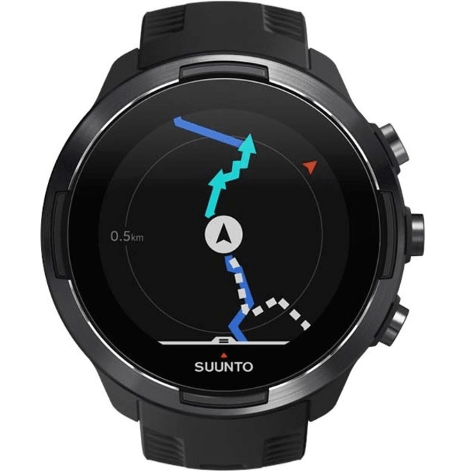 Suunto 9 Baro Smart Watch Heart Rate/GPS/1.3"LED Display Black Stainless Steel Body SS050019000 - SuperOffice