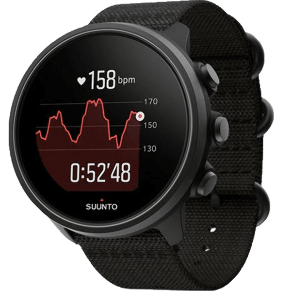 Suunto 9 Baro Smart Watch Heart Rate/GPS/1.3"LED Display Charcoal Black Titanium SS050564000 - SuperOffice