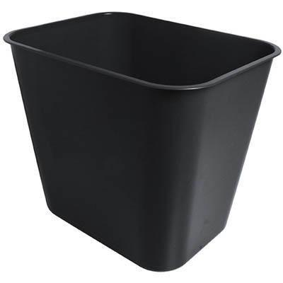 Sws Plastic Waste Bin 15 Litre Black 45780 - SuperOffice