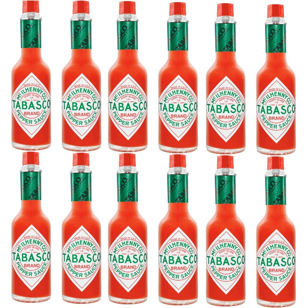 Tabasco Original Red Pepper Sauce Hot Chilli 60ml Box 12 011210116702 - SuperOffice