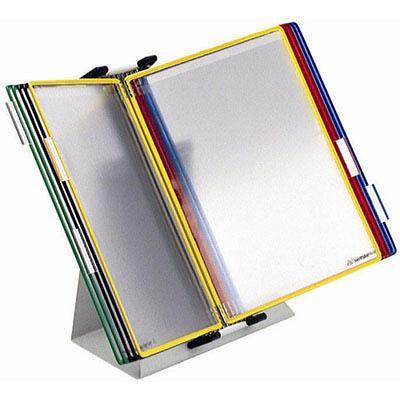 Tarifold Desk Unit With 10 Pockets Grey Wall Unit A4 Assorted 100852317 - SuperOffice