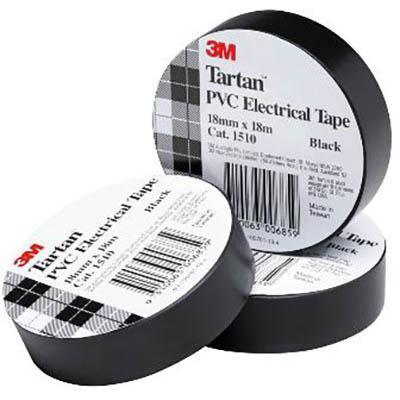 Tartan Electrical Tape 18Mm X 18M Black AT010575291 - SuperOffice