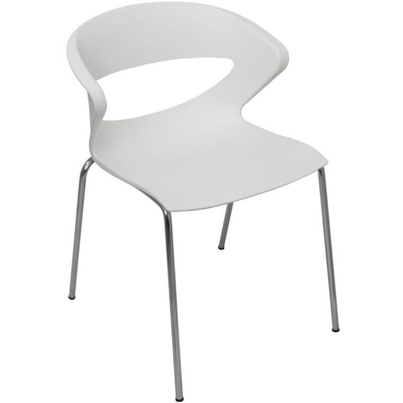 Taurus Visitors Chair White TAURUSWP - SuperOffice