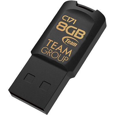 Team Group C171 Flash Drive Usb 2.0 8Gb Black TC1718GB01 - SuperOffice