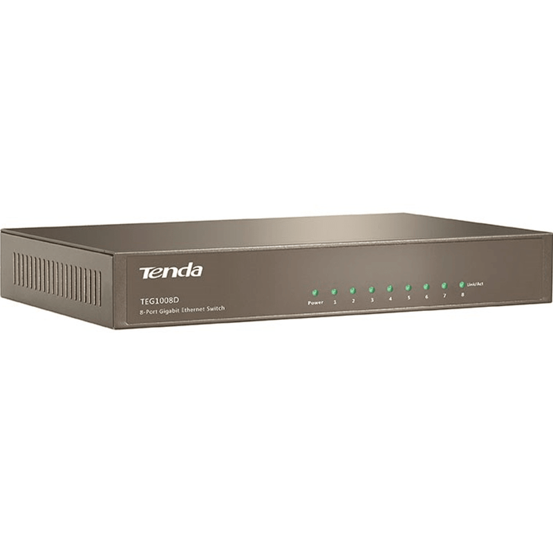 Tenda TEG1008D 8-Port Gigabit Unmanaged Ethernet Switch Business TEG1008D - SuperOffice