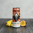 TENZING Natural Energy Drink Vegan Gluten Free Pineapple & Passionfruit 330ml Can 12 Pack TENCAS12TRO330 (12 Pack) - SuperOffice