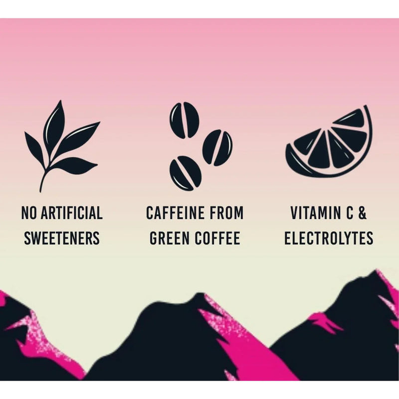 TENZING Natural Energy Drink Vegan Gluten Free Raspberry & Yuzu 330ml Can 12 Pack TENCAS12RAS330 (12 Pack) - SuperOffice