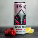 TENZING Natural Energy Drink Vegan Gluten Free Raspberry & Yuzu 330ml Can 12 Pack TENCAS12RAS330 (12 Pack) - SuperOffice