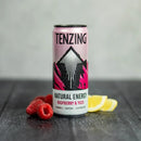 TENZING Natural Energy Drink Vegan Gluten Free Raspberry & Yuzu 330ml Can 12 Pack TENCAS12RAS330 (12 Pack) - SuperOffice