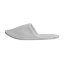 Terry Cotton Slip On Slippers Closed Toes White Hotel/Bath/Guest Pack 100 Pairs Bulk 573401 (100 Pairs) - SuperOffice