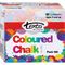 Texta Chalk Assorted Colours Blackboard Pack 100 BULK School 50266 - SuperOffice