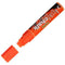 Texta Jumbo Liquid Chalk Markers Wet Wipe Chisel 15Mm Orange 0388240 - SuperOffice