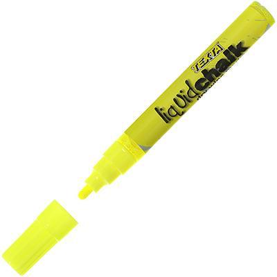 Texta Liquid Chalk Marker Dry Wipe 4.5Mm Yellow 0387930 - SuperOffice