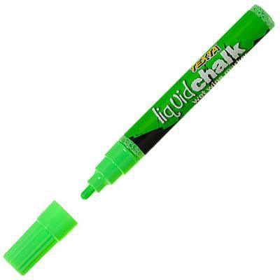 Texta Liquid Chalk Markers Wet Wipe Bullet Green 0388130 - SuperOffice