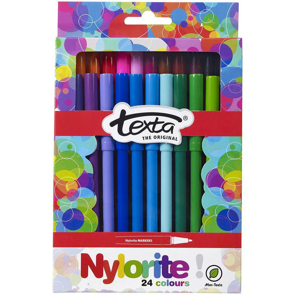 Texta Nylorite Colouring Markers Box 24 49873 - SuperOffice