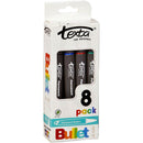 Texta Permanent Markers Assorted Colours Box 8 48904 - SuperOffice