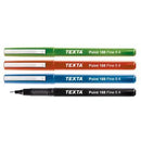 Texta Point Fineliner 188 Red Box 10 0003863 - SuperOffice