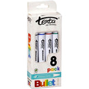 Texta Whiteboard Marker Bullet Assorted Box 8 Hangsell 48916 - SuperOffice