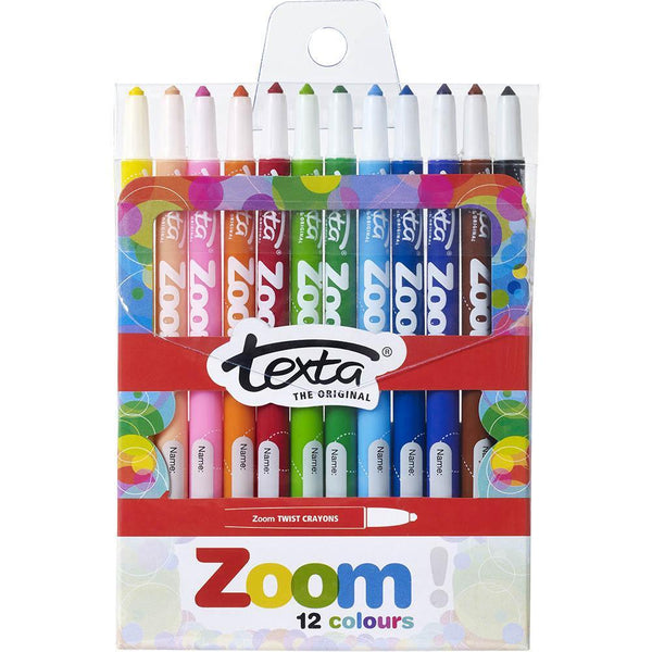 Texta Zoom Twist Crayons Pack 12 49875 - SuperOffice