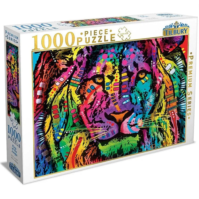 Tilbury Jigsaw King of the Jungle Puzzle 1000 Piece 019536 - SuperOffice