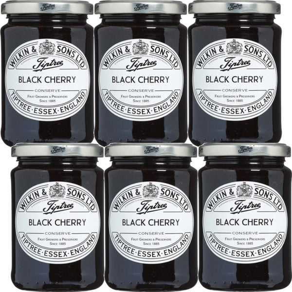 Tiptree Black Cherry Conserve 340g 6 Pack Jars Bulk DJM086 (6 Pack) - SuperOffice