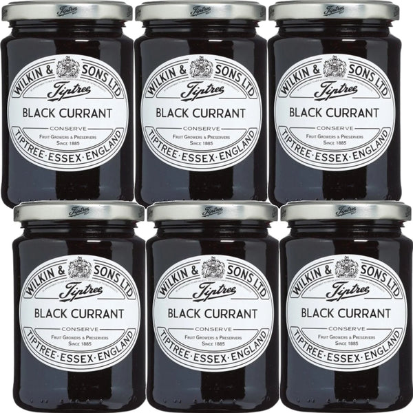Tiptree Blackcurrant Conserve 340g 6 Pack Jars Bulk DJM014 (6 Pack) - SuperOffice