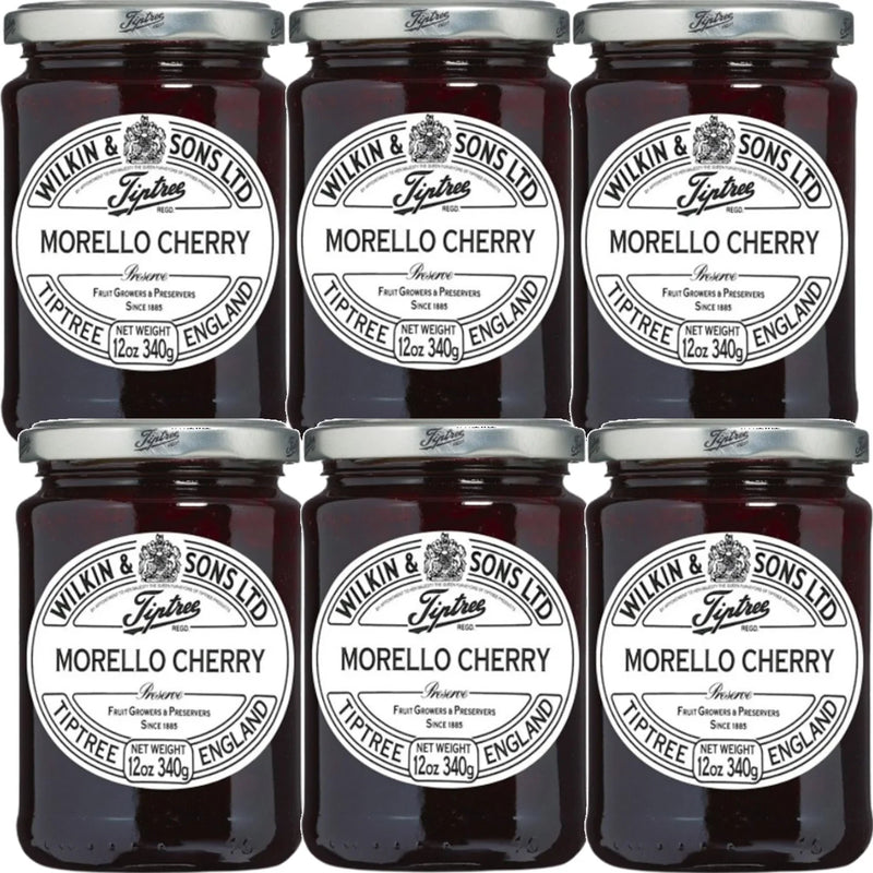 Tiptree Morello Cherry Conserve 340g 6 Pack Jars Bulk DJM015 (6 Pack) - SuperOffice