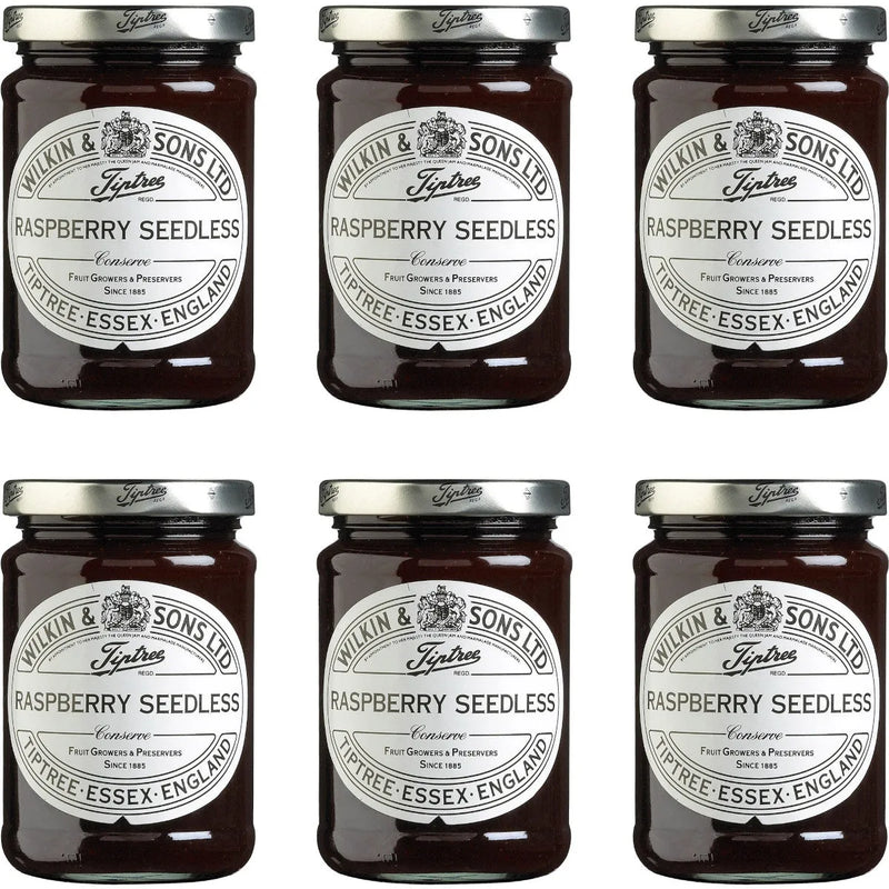 Tiptree Raspberry Seedless Conserve 340g 6 Pack Bulk DJM037 - SuperOffice