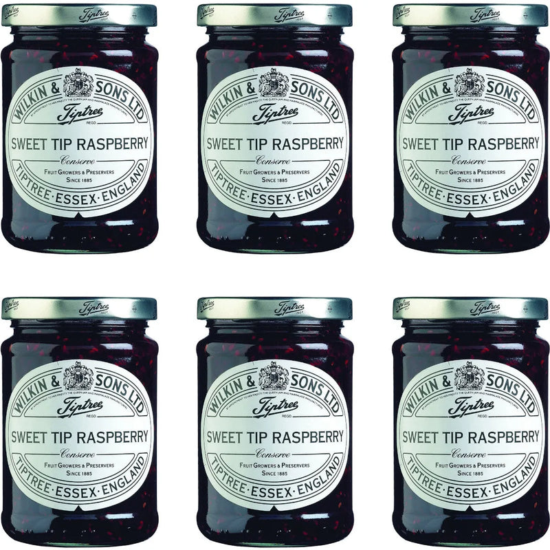 Tiptree Sweet Tip Raspberry Conserve 340g 6 Pack Bulk DJM036 - SuperOffice