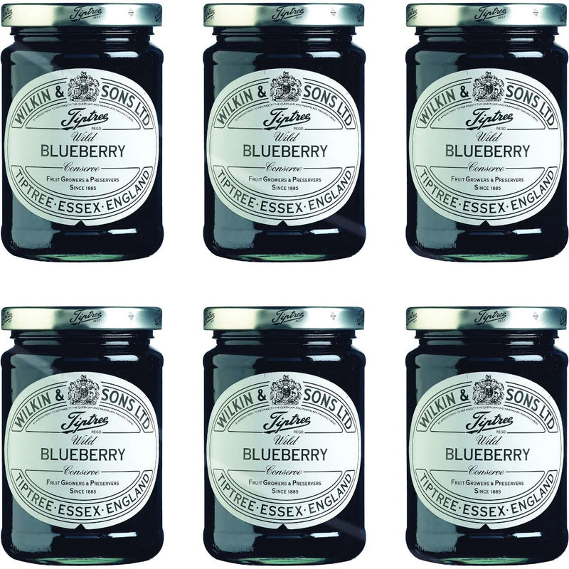 Tiptree Wild Blueberry Conserve 340g 6 Pack Bulk DJM133 - SuperOffice