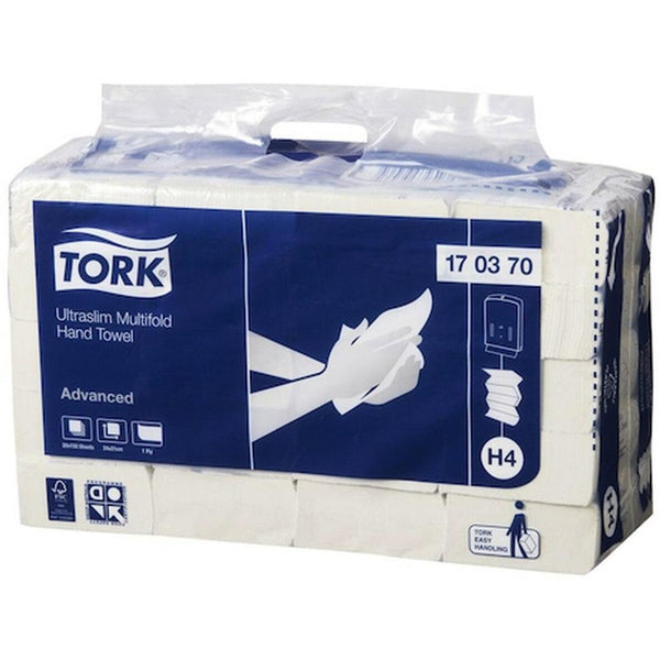 Tork Ultraslim H4 Multifold Hand Towels 1ply Advanced 150 Sheets x 20 Packs/Carton 170370 - SuperOffice