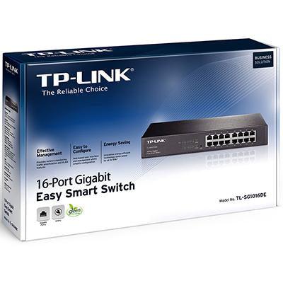 Tp-Link Tl-Sg1016De 16-Port Gigabit Easy Smart Switch NWTL-SG1016DE - SuperOffice