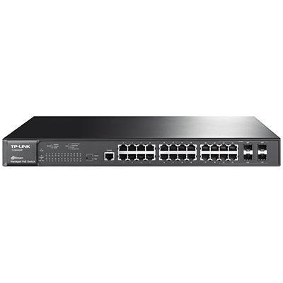 Tp-Link Tl-Sg3424P Jetstream 24-Port Gigabit L2 Managed Poe+ Switch With 4 Combo Sfp Slots NWTL-SG3424P - SuperOffice