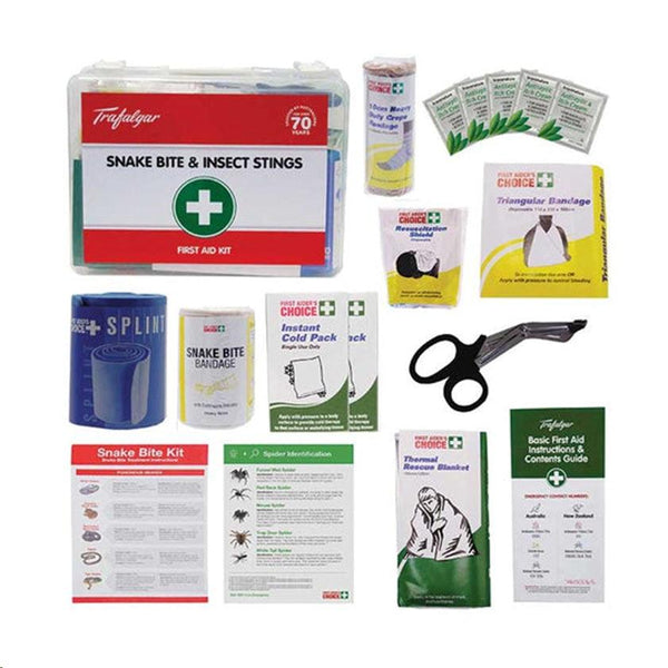 Trafalgar Deluxe Snake Bite & Insect Stings First Aid Kit 880767 - SuperOffice