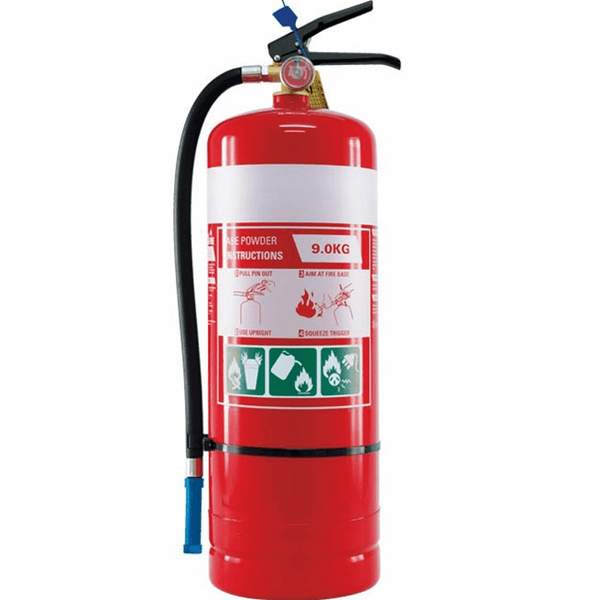 Trafalgar Fire Extinguisher ABE 9kg Dry Chemical Wall Bracket Mount AS/NZS 1841:1:2007 Compliant 102575 - SuperOffice