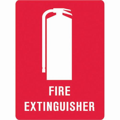 Trafalgar Fire Sign Fire Extinguisher 125x90mm Pack 5 B851741 - SuperOffice