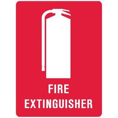Trafalgar Fire Sign Fire Extinguisher 450x300mm B834970 - SuperOffice