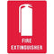 Trafalgar Fire Sign Fire Extinguisher 450x300mm B834970 - SuperOffice