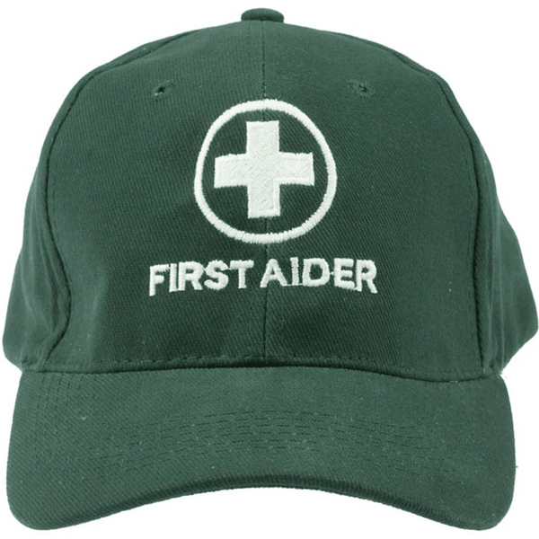 Trafalgar First Aid Cap Green Hat 101662 - SuperOffice