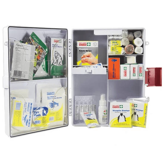 Trafalgar First Aid Kit National Workplace Wall Mount ABS Case 101559 - SuperOffice