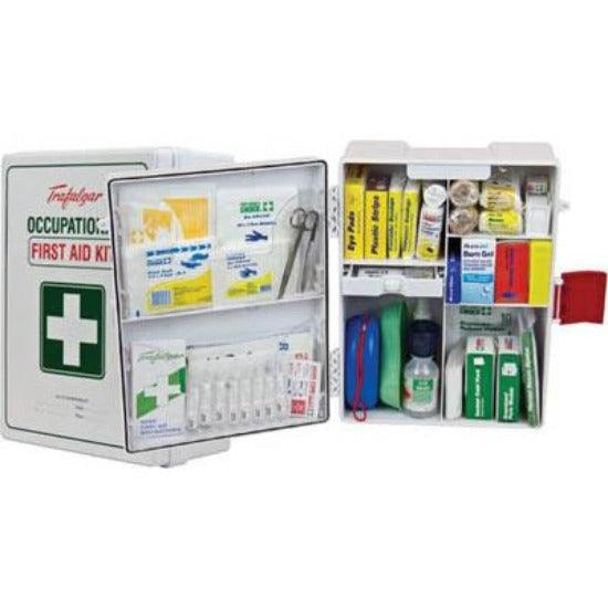 Trafalgar First Aid Kit National Workplace Wall Mount ABS Case 101559 - SuperOffice