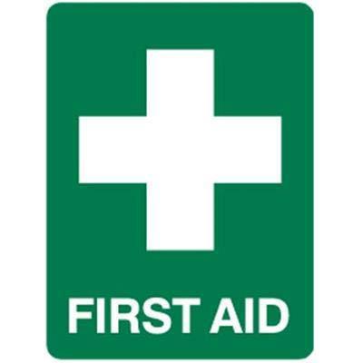 Trafalgar First Aid Sign 450x300mm B835331 - SuperOffice