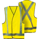 Trafalgar Hi-Vis Day Night Safety Vest Yellow 3XL 102341 - SuperOffice