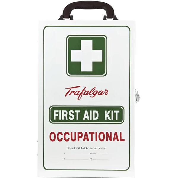 Trafalgar Occupational National Workplace First Aid Kit Wall Mount Metal 101560 - SuperOffice