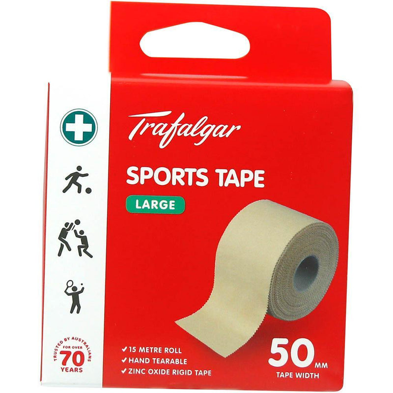 Trafalgar Sports Strapping Fabric Tape Large 50mmx15m 101459 - SuperOffice