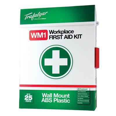 Trafalgar Workplace First Aid Kit Abs Case Wall Mount 876479 - SuperOffice