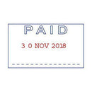 Trodat 4750 Self-Inking Dater Paid T475099L2 - SuperOffice